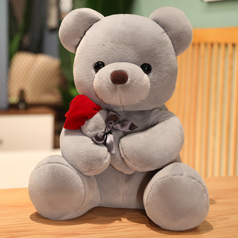 Lovely Hug Roses Teddy Bear Plush Pillow (25-45cm)