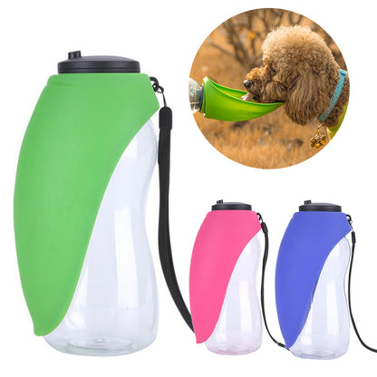 Portable Pet Dog Water Bottle & Drinking Bowl