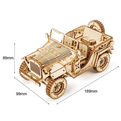 3D Wooden Puzzle Model Toys MC701 (Army Jeep)