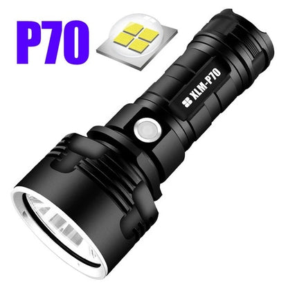 Strong Flashlight Focusing Led Light Rechargeable Super Bright