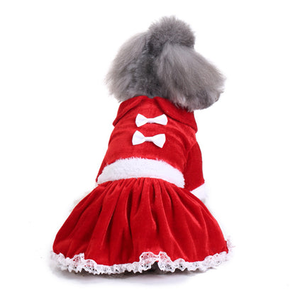 Christmas Pet Supplies Outdoor Dog Walking Clothes