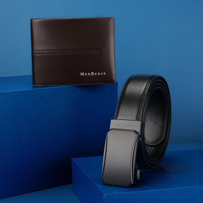 Men's Belt Wallet Combo Set