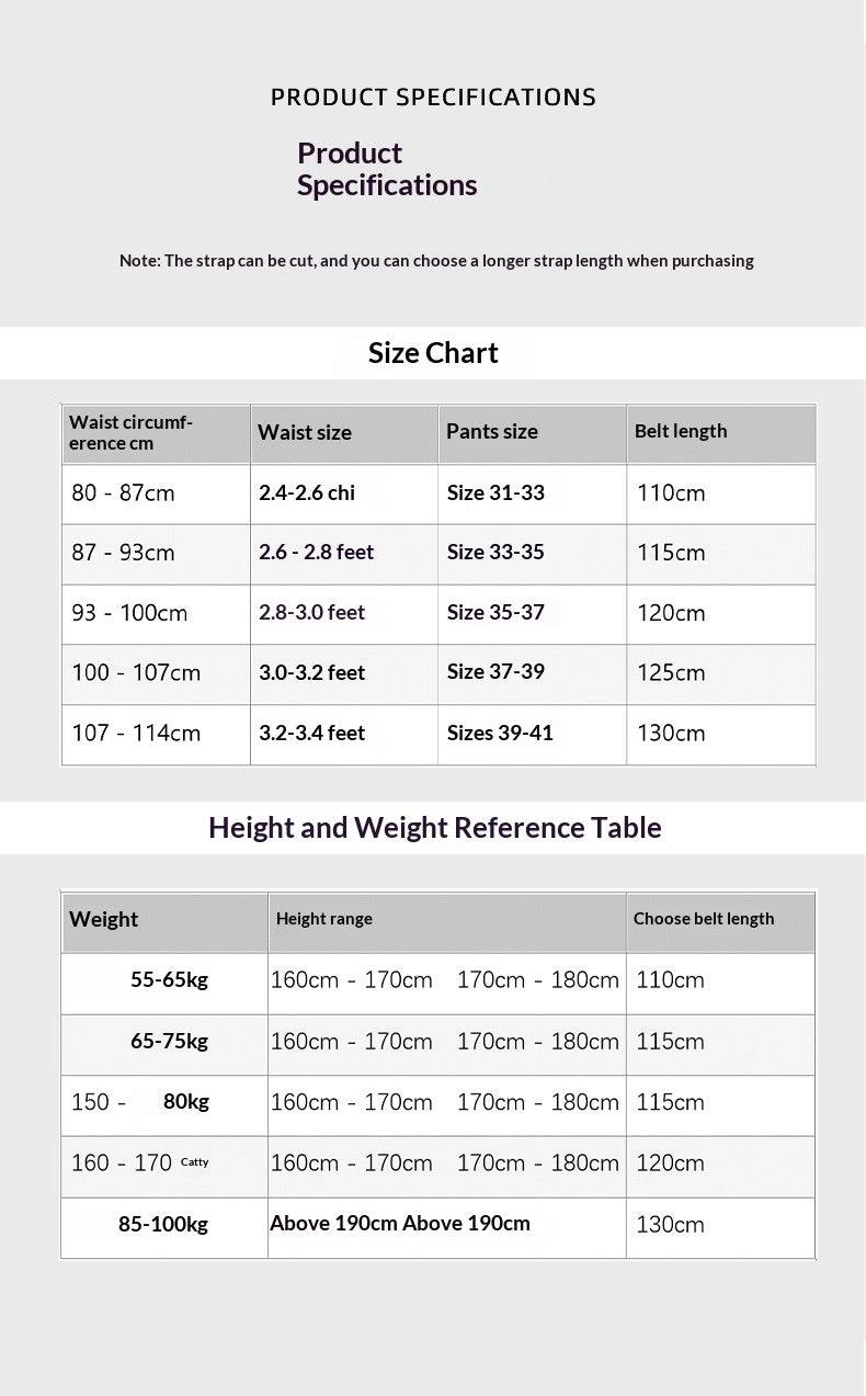 Men's Belt Wallet Combo Set