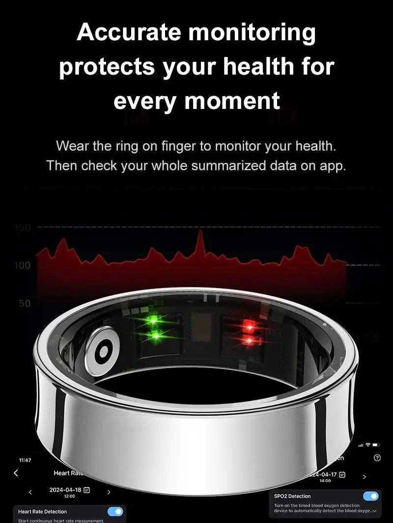 New Smart Ring Sleep and Health Monitor - Your Health, at Your Fingertip!