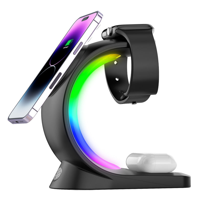4 In 1 Magnetic Wireless Charger Fast Charging Station