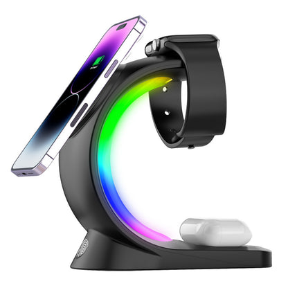 4 In 1 Magnetic Wireless Charger Fast Charging Station