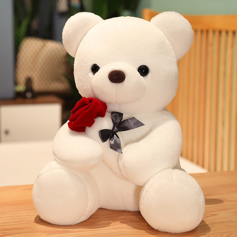 Lovely Hug Roses Teddy Bear Plush Pillow (25-45cm)