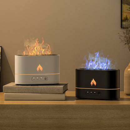 Siming Flame Aromatherapy Machine Home Bedroom Silent Humidifier