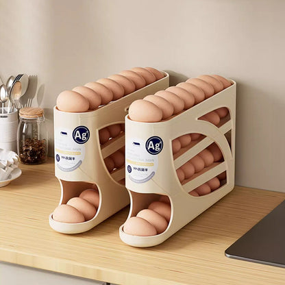 Slide-Roll Egg Box (Fridge Side Door Special Fresh-Keeping)