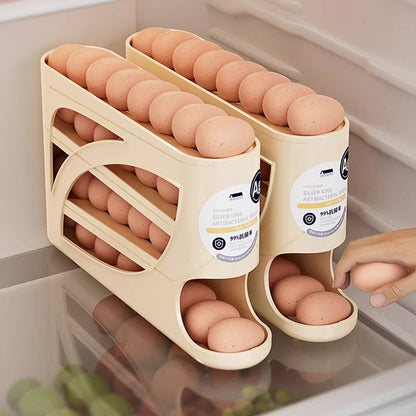 Slide-Roll Egg Box (Fridge Side Door Special Fresh-Keeping)