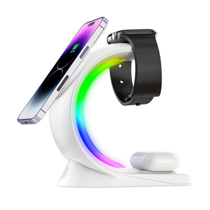 4 In 1 Magnetic Wireless Charger Fast Charging Station