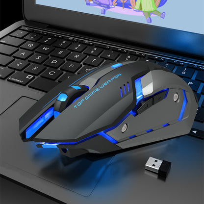 Wireless Charging Silent Gaming Mouse (Machinery Design)